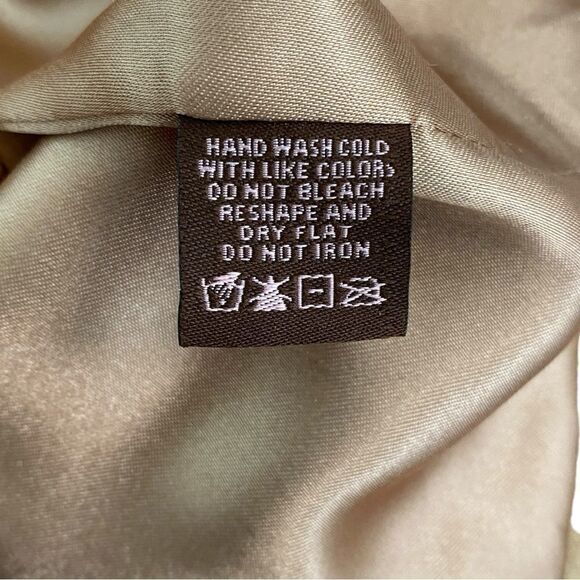 Bandolino Carmel Tan Suede 100% Leather Embroidered Blazer Jacket Size 16 - Picture 8 of 10